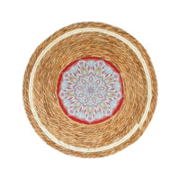 Genérico - Alfombra Redonda Yute 60Cm