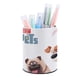 thumbnail image 1 of La Vida Secreta de las Mascotas-theme Cylinder Pen Holder Pencil Organizer with Flannel Lining PVC Leather Material Cardboard Base for study work 10*8CM, 1 of 6