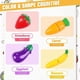 thumbnail image 4 of Cutting Play Food Set For Kids Kitchen Toys, Food Cutting Toys, Fruits And Vegetables With Storage Basket Fake Food Pretend Play Kitchen Accessories Toys, For Toddlers Boys Girls Xmas Gifts, 4 of 5