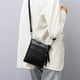 thumbnail image 5 of Bolsos cruzados para mujer, pequeños bolsos cruzados de piel auténtica para mujer, bolsos de hombro cruzados con múltiples bolsillos con cremallera, 5 of 6