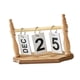 thumbnail image 5 of Calendario De Escritorio Ideal Como Regalo, Peque?o Calendario Plegable De Pie Para La Escuela, El Hogar Y La Oficina, Color Caqui., 5 of 5