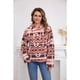 thumbnail image 5 of Polerón Peludo Étnico Otoño Invierno Chaqueta Cierre Mujer 6079, 5 of 6