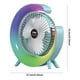 thumbnail image 2 of Ventilador Portátil Giratorio Con Luz Multicolor verde claro, 2 of 5