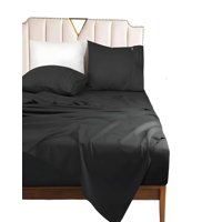Genérico - Sabana 2 Plazas 500 Hilos Negro