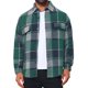 thumbnail image 1 of Camisas Vintage para Hombre de Manga Larga con Botones Abajo Chaqueta de Camisa de Cuadros Cepillada M Verde Oscuro, 1 of 6