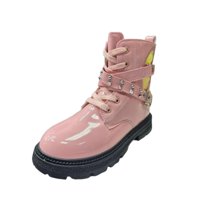 Vinnys Outlet - Bota Charol Niña Rosado
