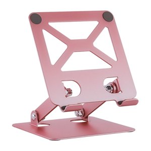 Magideal - Soporte Para Computadora Portátil, Soporte Para Computadora Portátil, Fácil De Transportar, Práctico Soporte Para Teléfono Portátil, Soporte Para Comp Oro Rosa