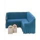 thumbnail image 2 of Funda Cubre Sofa En Forma De L Color Azul, 2 of 4