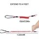 thumbnail image 3 of Cable de seguridad de 1,2 m para remolque, 4 unidades, cable de seguridad de freno para autocaravana, 3 of 7