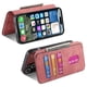thumbnail image 2 of Funda Billetera Magnética para iPhone 16 Soporte Tarjetas Desmontable Rosa, 2 of 6