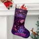 thumbnail image 2 of La Noche del Cazador Tema: Calcetines de Navidad, fino lino blanco para colgar en escaleras y chimenea, decoración navideña para el hogar, regalo de Navidad. 45cm × 32cm, 2 of 5