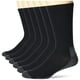 thumbnail image 1 of Calcetines de trabajo Socks Hanes Crew para hombre negros de 6 a 12 años, paquete de 6 pares, 1 of 6