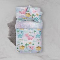 Milsleep - Juego De Cama De Dinosaurio Para Niña