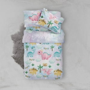 Milsleep - Juego De Cama De Dinosaurio Para Niña