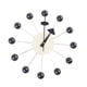 thumbnail image 1 of Reloj De Pared De Bola Redonda, Simple, De Mediados De Siglo, Para Sala De Estudio, Decoración De Dormitorio, Relojes, Bola Negra, 1 of 5