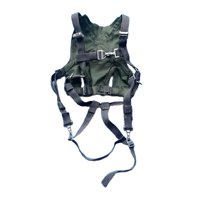 Magideal - Chaleco Con Cinturón De Descenso 1/6, Hecho A Mano, Clásico, Accesorios Para Figuras De Acción, Chaleco De Entrenamiento Para Figuras De 12 Pulgadas,