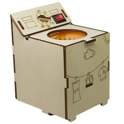 Magideal - Kits De Experimentos Científicos, Juguetes Educativos Para Lavadora, Juguetes De Física, Juguetes Para Armar, Kits De Rompecabezas De Lavadora 3D Para