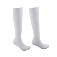 Ioensy - Calcetines De Esgrima Unisex Elásticos Medias De Esgrima Unisex Para Niñas Adulto Xl Blanco