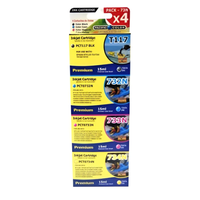 Pacific Color - Pack 4 Tintas Alternativo T117 73N Epson T23/T24/Tx105/Tx115