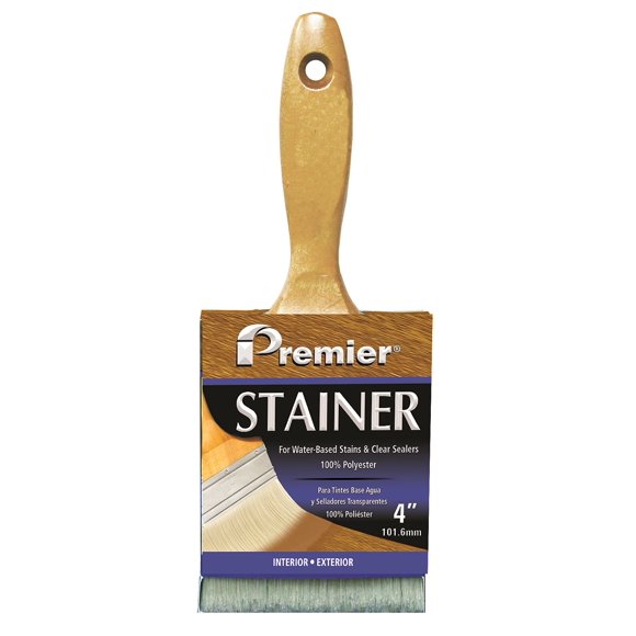 Brocha Premier P600-40, 10 cm, poliéster, madera barnizada de lujo