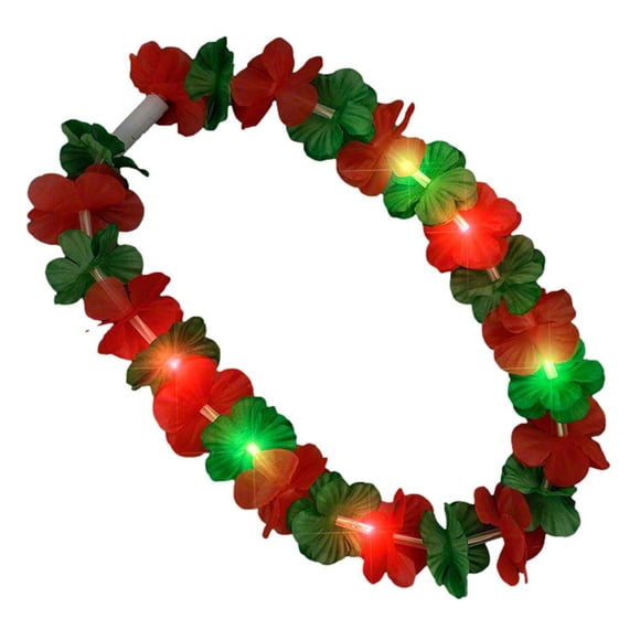 Collar Blinkee Light Up Hawaiian Flower Christmas Lei