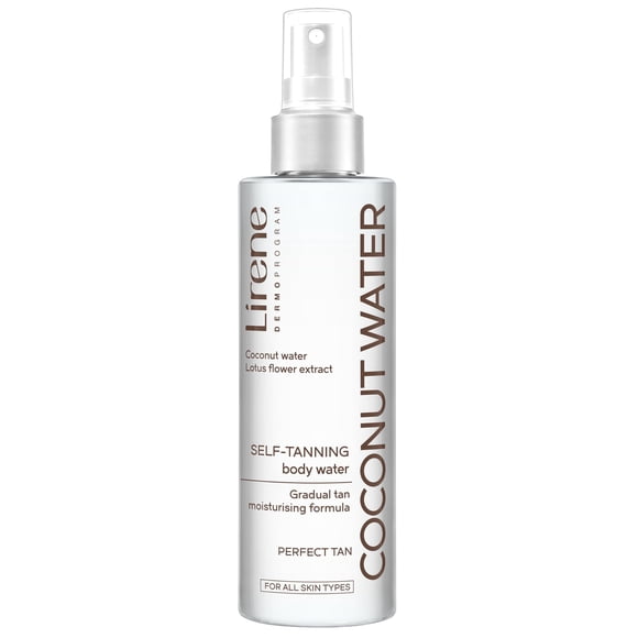 Autobronceador Lirene 150 ml Agua de Coco Vegano