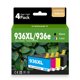 thumbnail image 1 of Cartuchos de tinta PRIGET 936XL negro y color, paquete combinado, 1 of 8