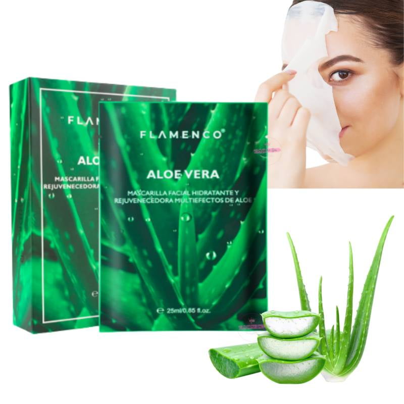 Flamenco - Mascarilla Facial De Aloe Vera