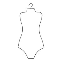 Bothyi - Percha Para Traje De Baño, Trajes, Ropa De Playa, Estante Para Armario De Lavandería, Color Negro