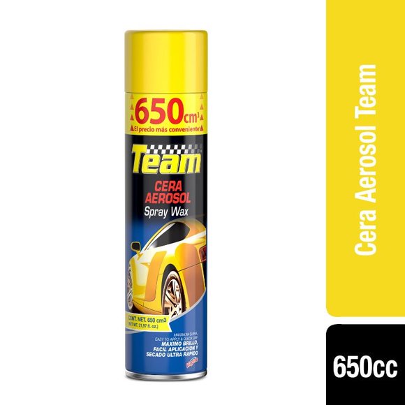 Cera para Auto en aerosol, 650 cc