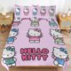 thumbnail image 2 of Hello Kitty Sweet Kaiju Pastel Comforter Twin SizeComforter Set for Kids Girls3Pcs Bedding Set Printed Comforter with 2 PillowcasesDown AlternativeSoft and Lightweight Bed Sheets, 2 of 5