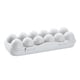 thumbnail image 5 of Apilable 12 Huevos / 18 Huevos Congelador Congelador Frigorífico Contenedor Organizador Bandeja Gris 12 Huevos, 5 of 5
