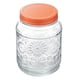 thumbnail image 2 of Canister 900ML 2 Piezas Vidrio Tapa Naranjo, 2 of 2