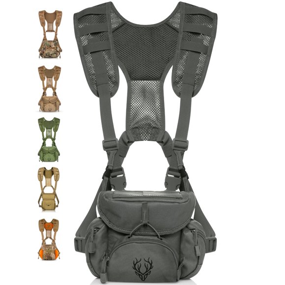 Arnés para Binoculares Boundless Performance MOLLE Gris
