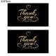 thumbnail image 2 of 100 tarjetas de agradecimiento en dorado negro por apoyar mi pequeña empresa, tarjetas de agradecimiento, 2 x 3,5 pulgadas, 2 of 5