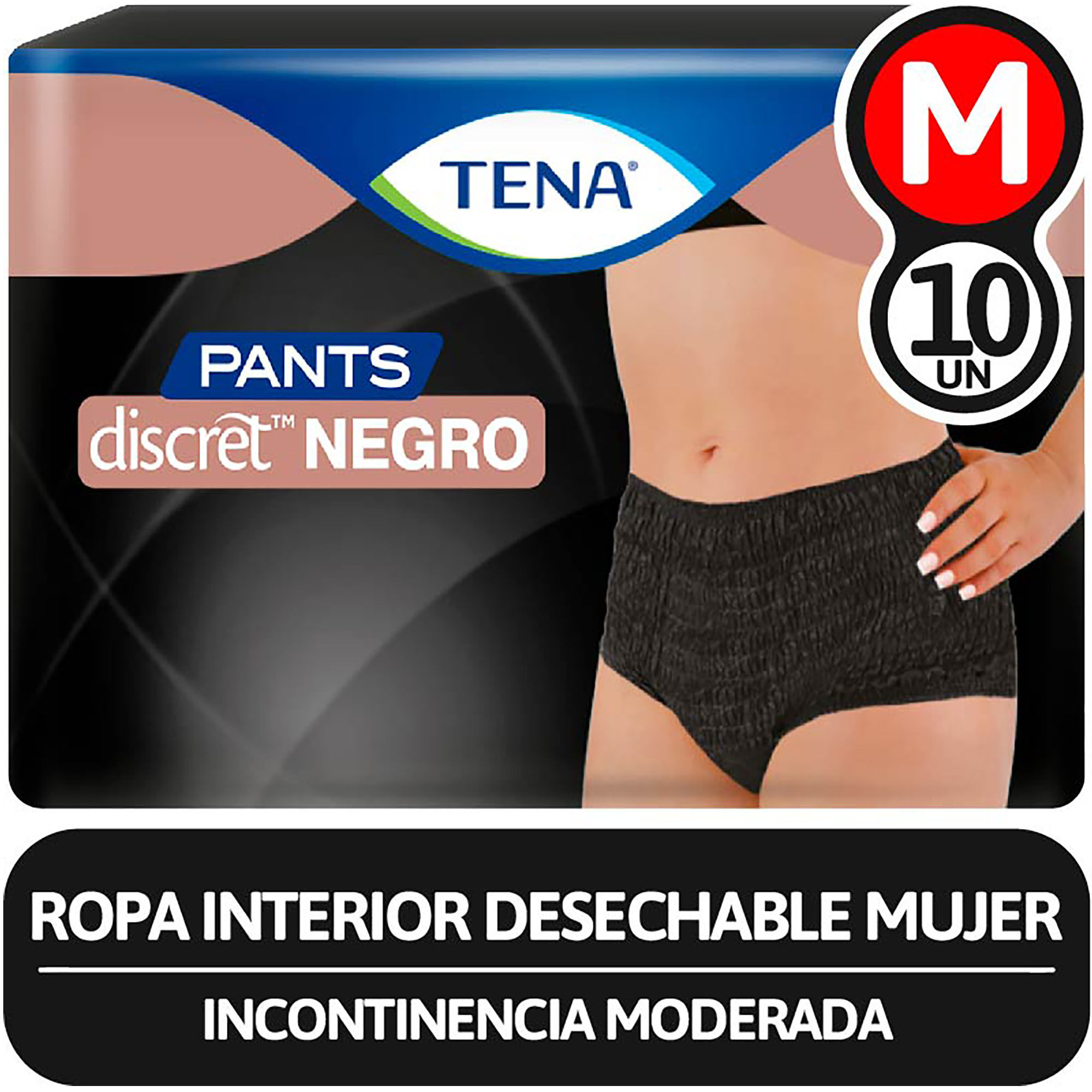 Ropa Interior Desechable Discret 10 Un Tena