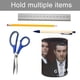 thumbnail image 5 of Los Buenos-theme Cylinder Pen Holder Pencil Organizer with Flannel Lining PVC Leather Material Cardboard Base for study work 10*8CM, 5 of 6