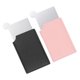 thumbnail image 1 of Uxcell 1Pcs Espejo de Bolsillo Pequeño para Bolso, Espejo de Viaje Compacto de Acero Inoxidable con Estuche de Cuero para Mujeres, Niñas, Bolso, Regalo (Negro/Rosa, 2.5 x 3.66"), 1 of 7