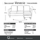 thumbnail image 5 of Seccional Intercambiable Venecia 3 Cuerpos Cuero Tabaco, 5 of 6