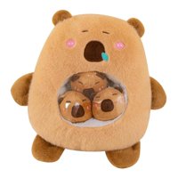 Bothyi - Muñeco De Carpincho De Peluche, Animal De Peluche De Carpincho Abrazable Para Niños, Regalos De Cumpleaños, Marrón