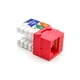 thumbnail image 4 of Conector Keystone Beszin Cat.5E RJ45 rojo (paquete de 5 unidades), 4 of 4
