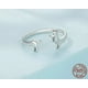 thumbnail image 3 of Conjunto anillo y aros perro salchicha plata 925, 3 of 3
