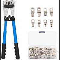 Genérico - Alicate Herramienta Crimpado 6 10 16 25 35 50Mm + Terminales