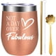 thumbnail image 1 of Vaso de vino de regalo para mamá, vaso de doble pared con aislamiento al vacío, vaso de vino de acero inoxidable de 12 oz con pajita y tapa como regalo de jubilación para mujeres/amigas/cumpleaños/mae, 1 of 7