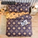 thumbnail image 1 of New Duvet Cover Bed Sheet Set Pillowcase Brown Bedding Sets for Boys Teens Adult Tennis Racket Ball Comforter Cover, 1 of 5