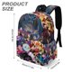 thumbnail image 3 of Villanos-theme Backpack, Campus style schoolbag Bookbag with Adjustable Shoulder Straps And Large Zip Compartment, Unisex Travel Bags.42x30x15cm, 3 of 6