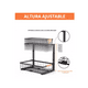 thumbnail image 3 of Organizador Estante Multiuso Bajo Lavaplatos Cocina Baño Negro, 3 of 3
