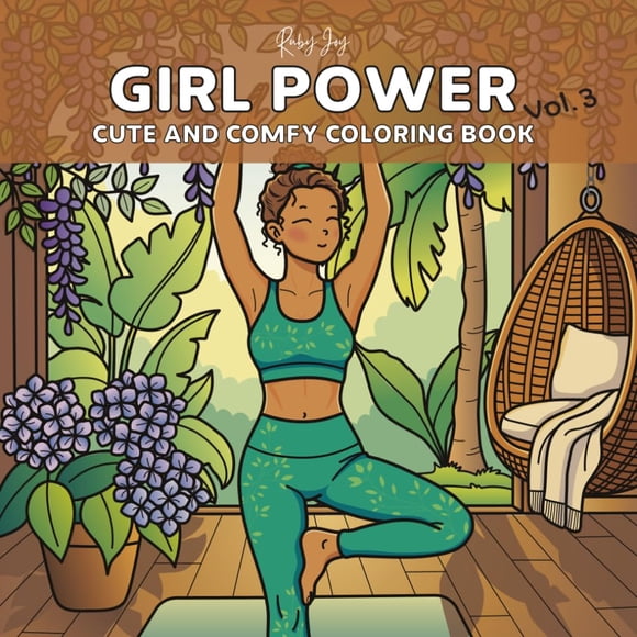 Libro para colorear Girl Power 3: lindo y cómodo