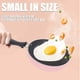 thumbnail image 4 of Mini sartén antiadherente, sartén para freír huevos, mini cocina, juego de comida, olla pequeña rosa para niños, 4 of 5