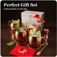thumbnail image 2 of Juego de 4 vasos de cobre martillado para Moscow Mule, 470 ml, 2 of 6